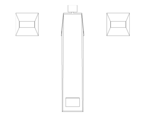 Product: ALLURE BRILLIANT Three-hole basin mixer 1/2″ M-Size (20627000)