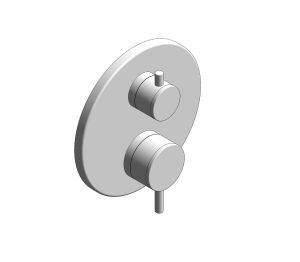 Product: ATRIO Thermostatic mixer for 1 outlet with shut off valve (24357000)