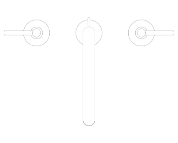 Product: ATRIO Three-hole basin mixer 1/2″ M-Size (20649000)