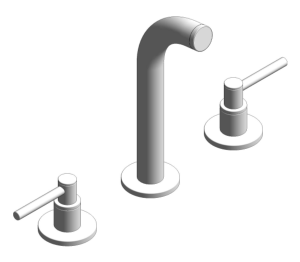 Product: ATRIO Three-hole basin mixer 1/2″ S-Size (20662000)