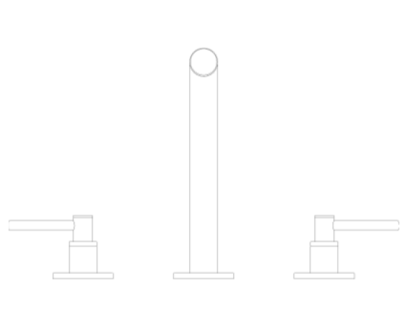 Product: ATRIO Three-hole basin mixer 1/2″ S-Size (20662000)