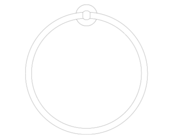 Product: ATRIO Towel ring (40887000)