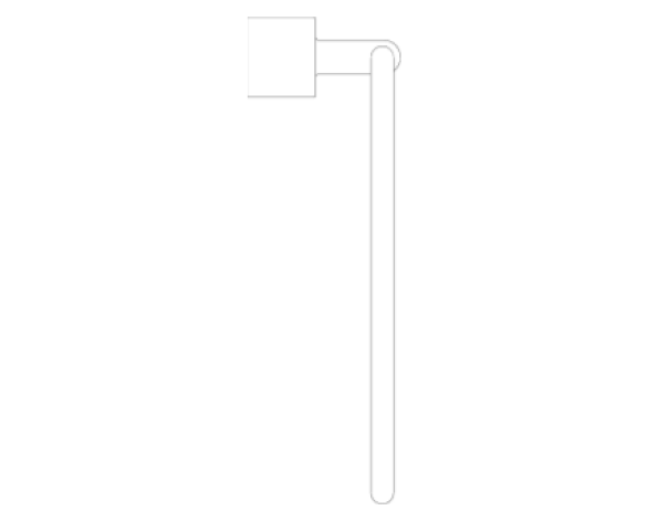 Product: ATRIO Towel ring (40887000)