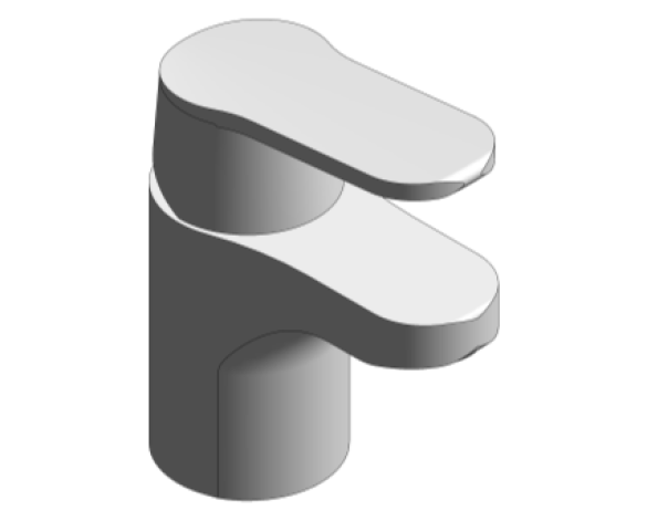 Revit, Bim, Store, Components, MEP, Object, Grohe, Plumbing, Fixtures, Eurosmart,Cosmopolitan,Basin,mixer,1/2″,S-Size,32824000