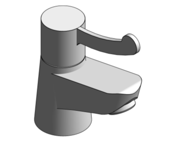 Revit, Bim, Store, Components, MEP, Object, Grohe, Plumbing, Fixtures, 14, METRIC, Basin, Taps, 20025000