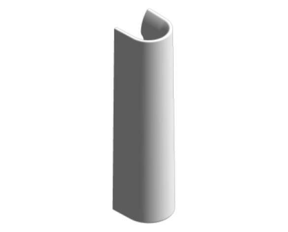Revit, Bim, Store, Components, MEP, Object, Grohe, Bau, Ceramic, Full, Pedestal, 39425000