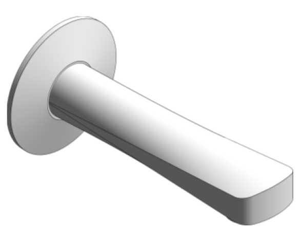 Image of Grohe - Bau Contemporary Bath Spout - 13252000