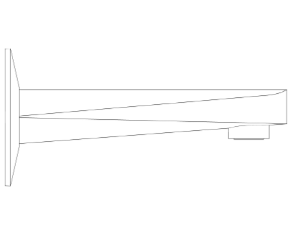 Image of Grohe - Bau Contemporary Bath Spout - 13252000