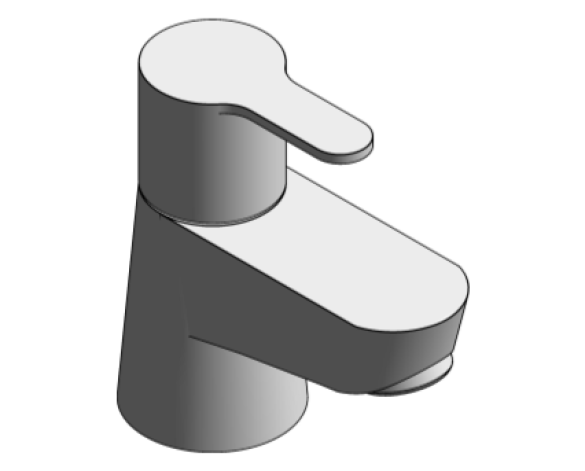 Revit, Bim, Store, Components, MEP, Object, Grohe, Plumbing, Fixtures, 14, METRIC, BauEdge, Basin, Tap, 20421000