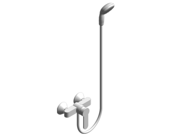 Revit, Bim, Store, Components, MEP, Object, Grohe, Plumbing, Fixtures, 14, METRIC, BauEdge, Shower, Kit, 118600
