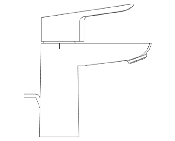 Revit, Bim, Store, Components, MEP, Object, Grohe, Plumbing, Fixtures, BauLoop,Basin,mixer,1/2″,S-Size,23335000