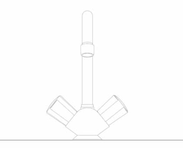 Revit, Bim, Store, Components, MEP, Object, Grohe, Plumbing, Fixtures, 14, METRIC, Costa, L, One, Hole, Basin, Mixer, 21337001