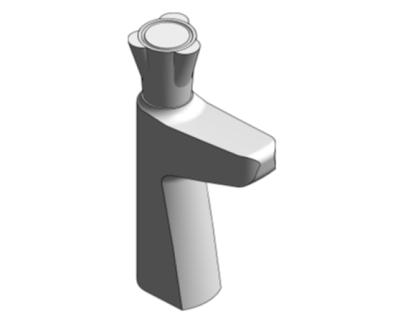 Revit, Bim, Store, Components, MEP, Object, Grohe, Plumbing, Fixtures, 14, METRIC, Costa, L, Pillar, Tap, 20186001