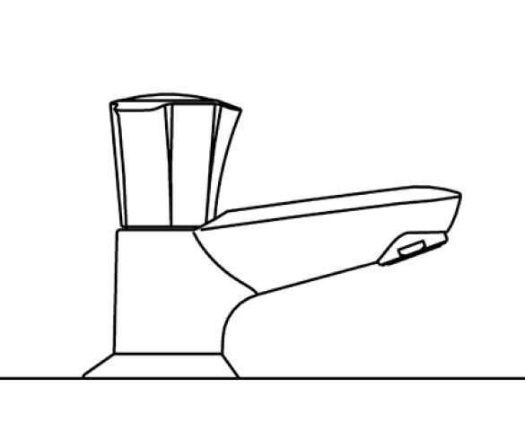 Revit, Bim, Store, Components, MEP, Object, Grohe, Plumbing, Fixtures, 14, METRIC,Costa,L,Basin,tap,1/2″,20404001