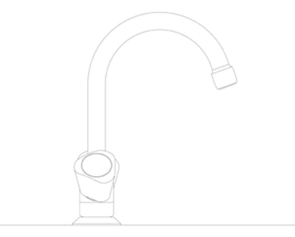 Revit, Bim, Store, Components, MEP, Object, Grohe, Plumbing, Fixtures, 14, METRIC, Costa, S, Single, Hole, Basin, Mixer, 21338001