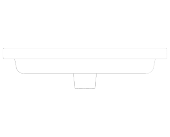 Revit, Bim, Store, Components, MEP, Object, Grohe, Cube, Ceramic, Drop-in, Basin, 60, 3947900H