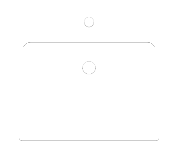 Revit, Bim, Store, Components, MEP, Object, Grohe, Cube, Ceramic, Wallhung, Basin, 50, 3947400H