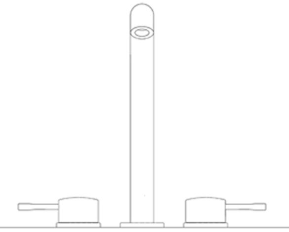 Revit, Bim, Store, Components, MEP, Object, Grohe, Plumbing, Fixtures, 14, METRIC, Grohe, Essence, 2 Handle, 3 Hole, Basin, Mixer, 20431001