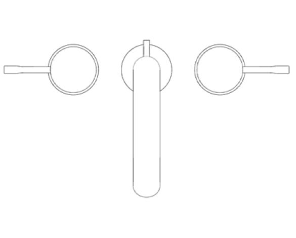 Revit, Bim, Store, Components, MEP, Object, Grohe, Plumbing, Fixtures, 14, METRIC, Grohe, Essence, 2 Handle, 3 Hole, Basin, Mixer, 20431001