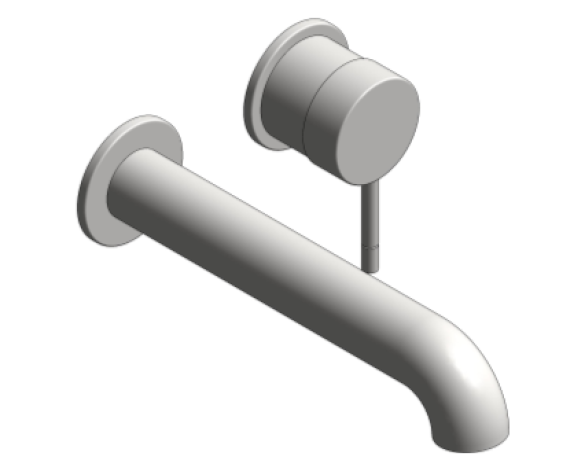 Revit, Bim, Store, Components, MEP, Object, Grohe, Plumbing, Fixtures, 14, METRIC, Essence, 2-hole, L-size, Basin, Mixer, 19967001