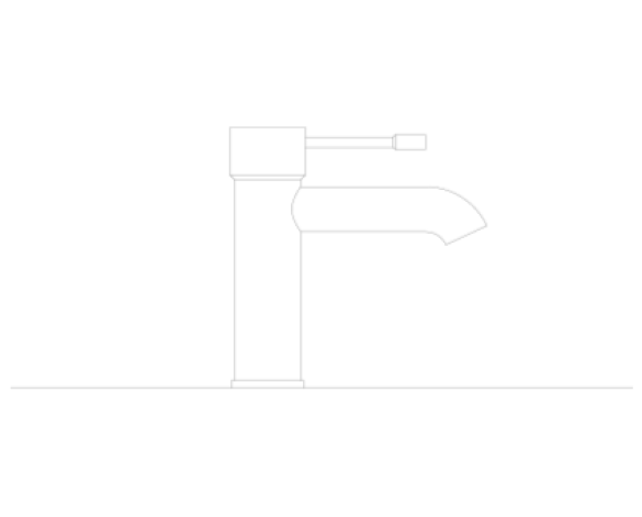 Revit, Bim, Store, Components, MEP, Object, Grohe, Plumbing, Fixtures, 14, METRIC, Essence, Basin, Mixer, 23797001