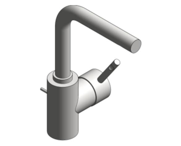 Revit, Bim, Store, Components, MEP, Object, Grohe, Plumbing, Fixtures, 14, METRIC, Essence, Basin, Mixer, 32628000