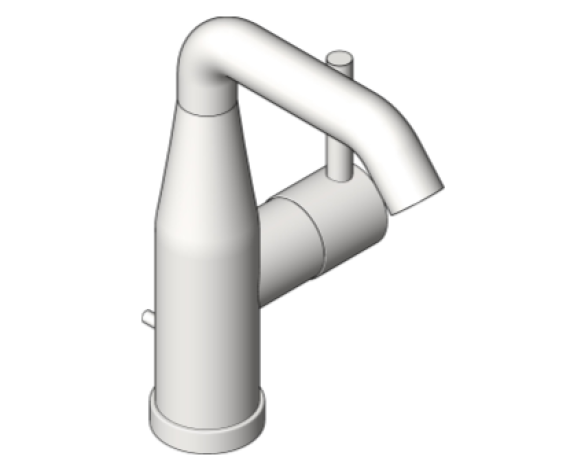 Revit, Bim, Store, Components, MEP, Object, Grohe, Plumbing, Fixtures,Essence,Basin,mixer,1/2″,M-Size,23462001