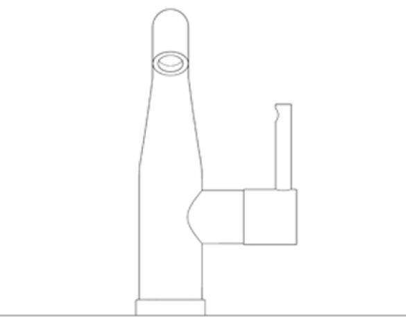 Revit, Bim, Store, Components, MEP, Object, Grohe, Plumbing, Fixtures, 14, METRIC, Essence, Basin, Mixer, 1/2