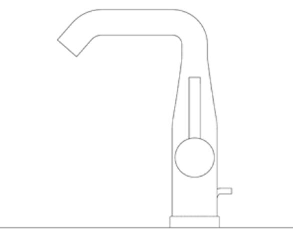Revit, Bim, Store, Components, MEP, Object, Grohe, Plumbing, Fixtures, 14, METRIC, Essence, Basin, Mixer, 1/2