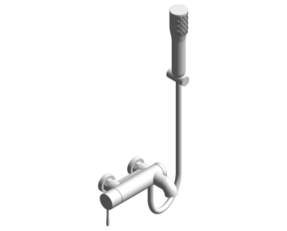Revit, Bim, Store, Components, MEP, Object, Grohe, Plumbing, Fixtures, Essence,Single-lever,bath/shower,mixer,1/2″,33628001