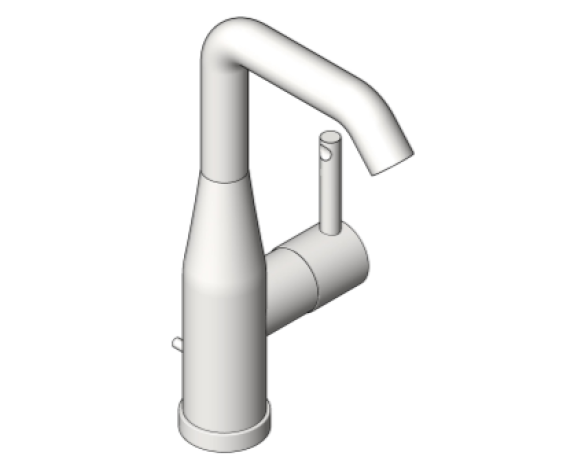 Revit, Bim, Store, Components, MEP, Object, Grohe, Plumbing, Fixtures, Essence,Single-lever,basin,mixer,1/2″,L-Size,32628001