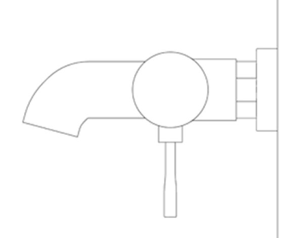 Revit, Bim, Store, Components, MEP, Object, Grohe, Plumbing, Fixtures, Essence,Single-lever,bath/shower,mixer,1/2″,33624001