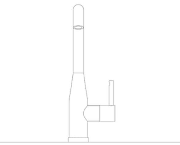 Revit, Bim, Store, Components, MEP, Object, Grohe, Plumbing, Fixtures, 14, METRIC, Essence, Single, Lever, Sink, Mixer, L, Spout, L, 30269000