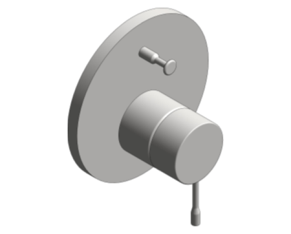 Revit, Bim, Store, Components, MEP, Object, Grohe, Plumbing, Fixtures, 14, METRIC, Essence, Trimset, Shower, 19285001