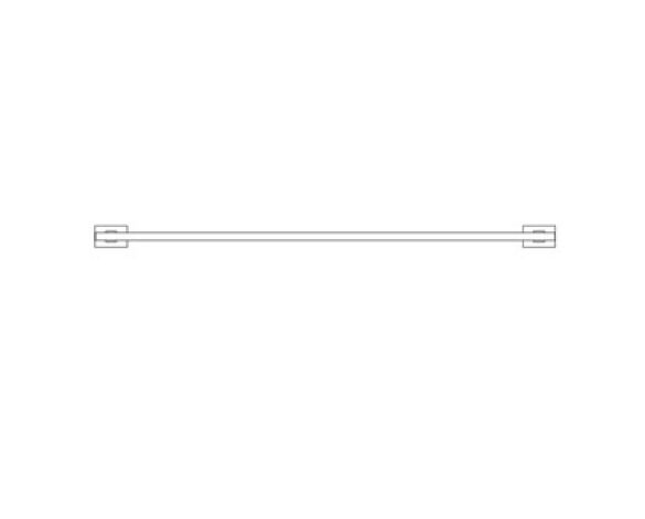Revit, Bim, Store, Components, MEP, Object, Grohe, Plumbing, Fixtures, 14, METRIC, Essentials, Cube, Towel, Rail, 40509000
