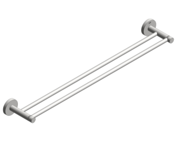Revit, Bim, Store, Components, MEP, Object, Grohe, Plumbing, Fixtures, METRIC, Essentials, Double, Towel, Rail, 40802001