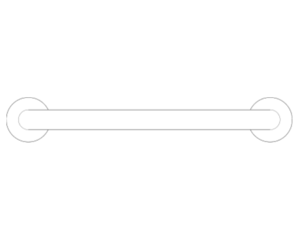 Revit, Bim, Store, Components, MEP, Object, Grohe, Plumbing, Fixtures, METRIC, Essentials, Grip, Bar, 40421001