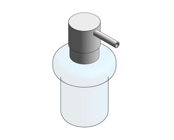 Revit, Bim, Store, Components, MEP, Object, Grohe, Plumbing, Fixtures, METRIC, Essentials, Soap, Dispenser, 40394001
