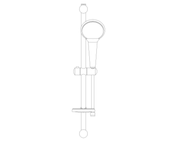 Revit, Bim, Store, Components, MEP, Object, Grohe, Plumbing, Fixtures, 14, METRIC, Euphoria, 110, Shower, Rail, 27225001