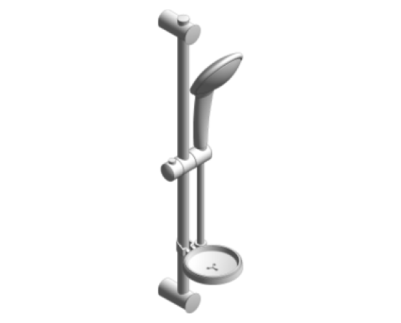 Revit, Bim, Store, Components, MEP, Object, Grohe, Plumbing, Fixtures, 14, METRIC, Euphoria, 110, Shower, Rail, 27225001