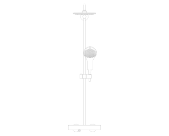 Revit, Bim, Store, Components, MEP, Object, Grohe, shower, bath, Euphoria, Cuve, XXL, System, 210, 27964000