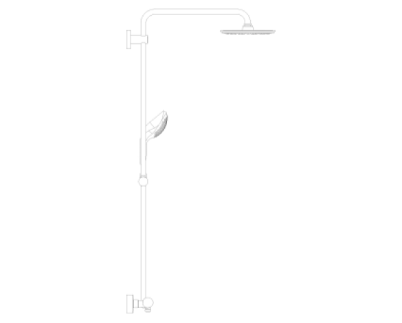 Revit, Bim, Store, Components, MEP, Object, Grohe, shower, bath, Euphoria, Cuve, XXL, System, 210, 27964000