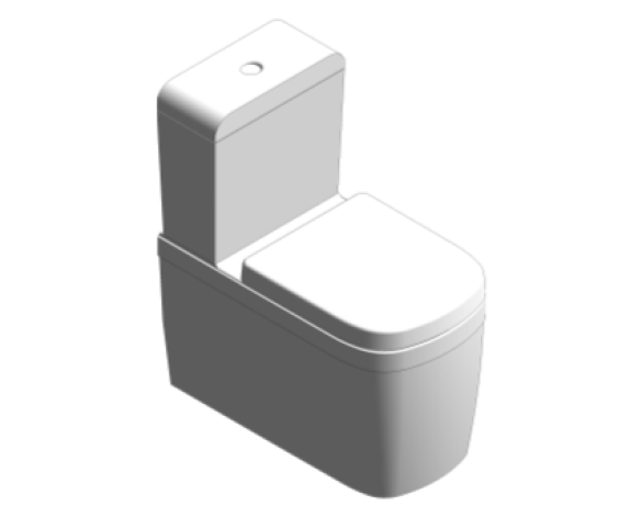 Revit, Bim, Store, Components, MEP, Object, Grohe, Euro, Ceramic, Floor, Standing, WC, Universal, Trap, 39338000