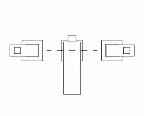 Revit, Bim, Store, Components, MEP, Object, Grohe, Plumbing, Fixtures, 14, METRIC, Eurocube, 3, Hole, Basin, Mixer, M, Size, 20351000