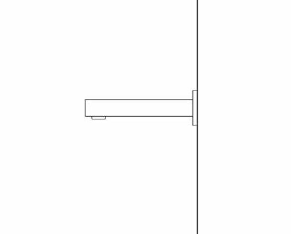 Revit, Bim, Store, Components, MEP, Object, Grohe, Plumbing, Fixtures, 14, METRIC, Bath, Spout, Eurocube, 13303000