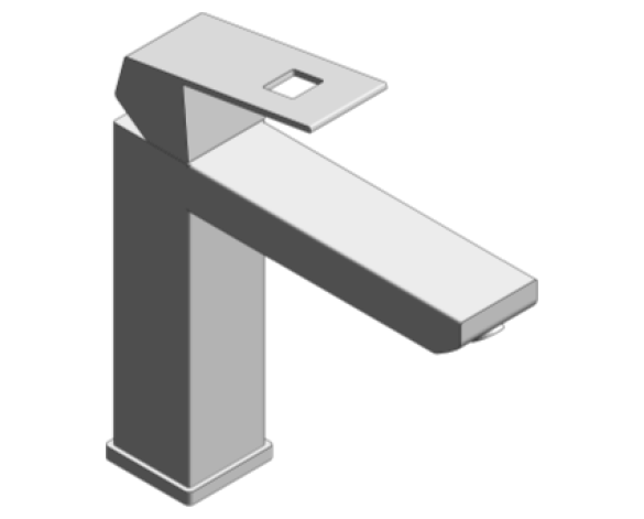 Revit, Bim, Store, Components, MEP, Object, Grohe, Plumbing, Fixtures, 14, METRIC, Grohe, Eurocube, OHM, Basin, Mixer, 23445000