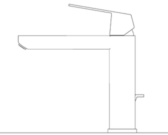 Revit, Bim, Store, Components, MEP, Object, Grohe, Plumbing, Fixtures, 14, METRIC, Grohe, Eurocube, OHM, Basin, Mixer, 23445000