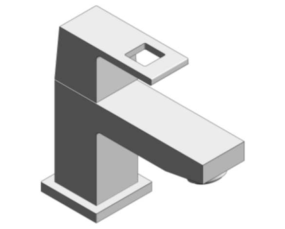 Revit, Bim, Store, Components, MEP, Object, Grohe, Plumbing, Fixtures, Eurocube,Pillar,Tap,XS-Size,23137000