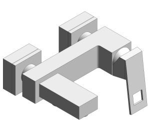 Product: Grohe Eurocube Single-Lever Bath Shower Mixer - 23140000