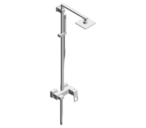 Product: Grohe Eurocube System 150 Shower System with Single Lever Mixer - 23147000